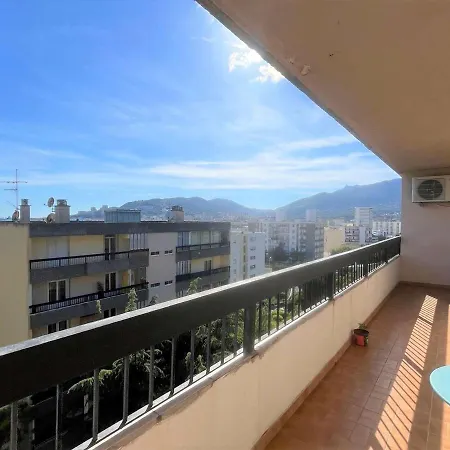 アパート T3 Avec Vue Mer Partielle, Clim Et Parking, Proche Centre - Ajaccio - Fr-1-61-617 アジャクシオ